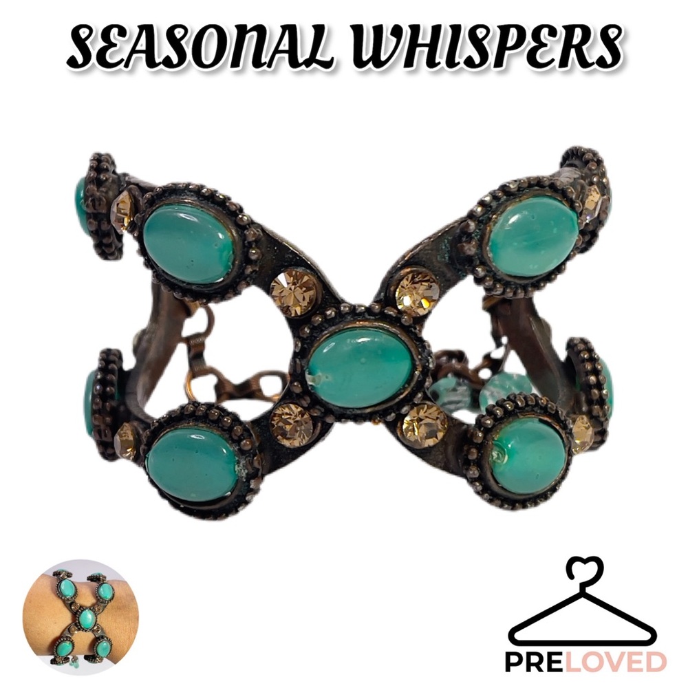 Seasonal Whispers Embellished Cuff ONE SIZE